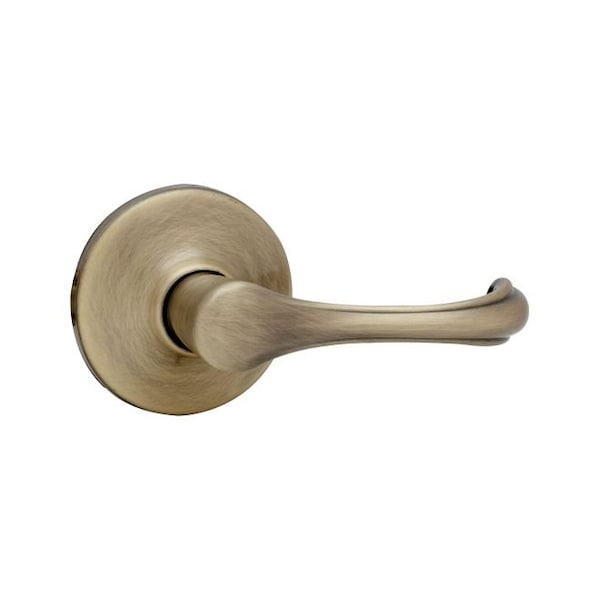 Dorian Lever Interior Dummy Handleset Trim, Satin Brass Blackened